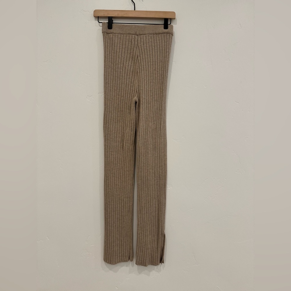 GAP Tan Ribbed Straight Leg Pants - Picture 5 of 5
